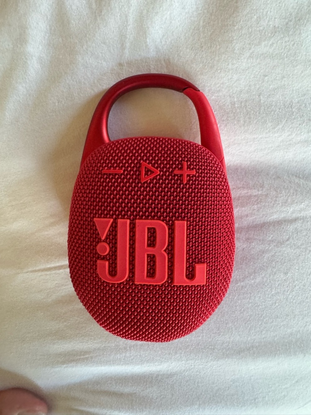 JBL Red Portable Bluetooth Speaker - Clip-On